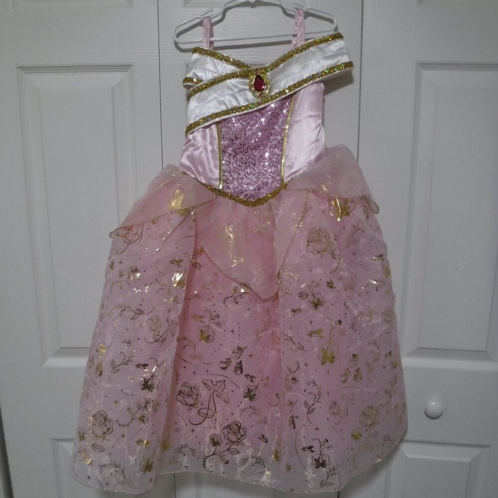 Disney Aurora Dress Child Size 5/6